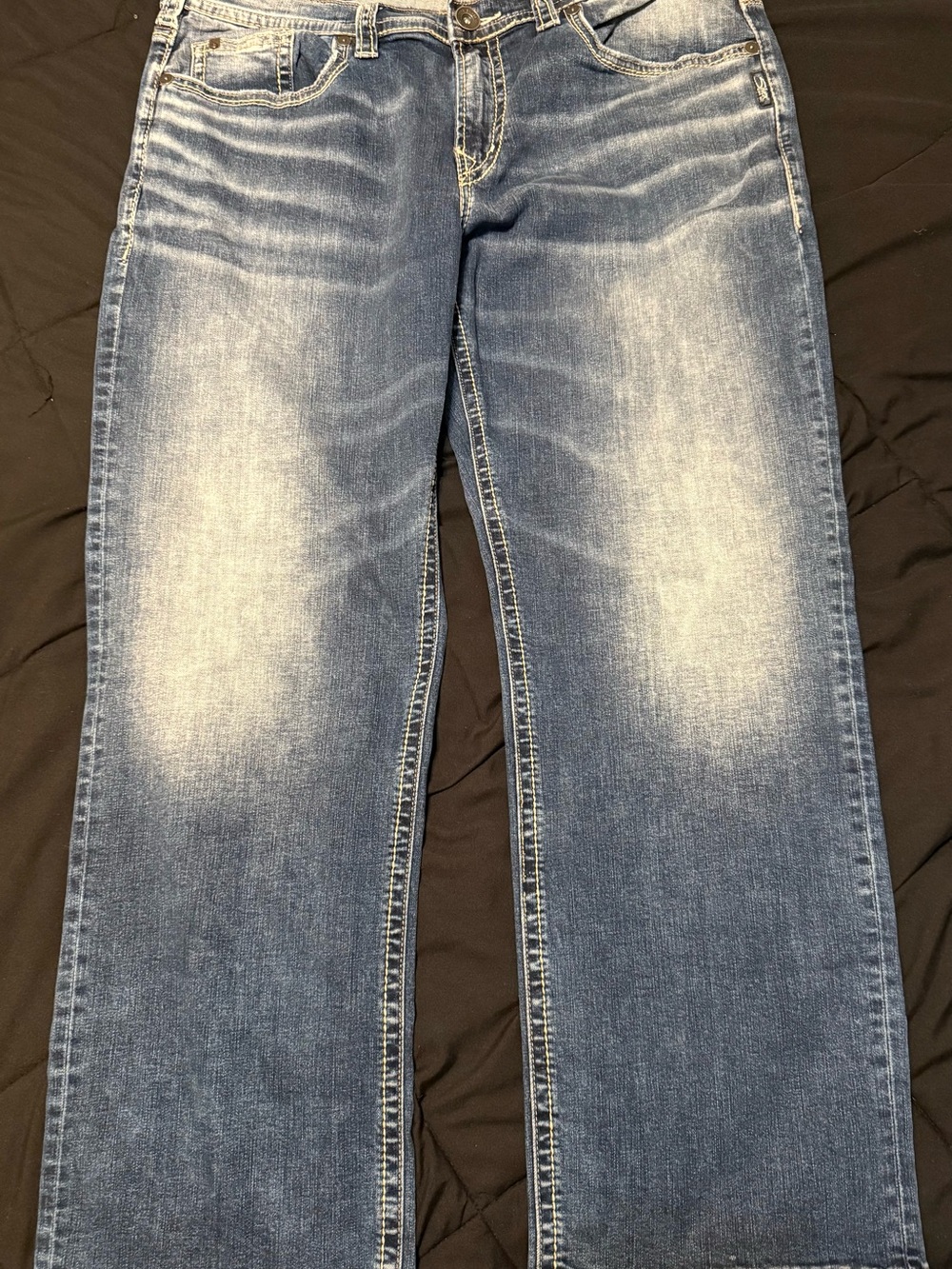 Silver Jeans Men's Light-Blue Bootcut Jeans 38x30